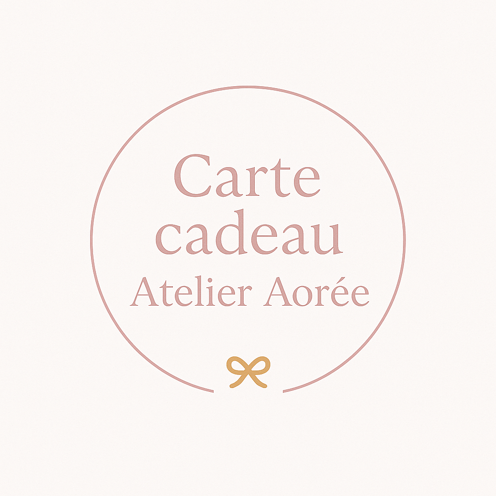 Carte Cadeau Atelier Aorée - Bijoux Artisanaux Personnalisés