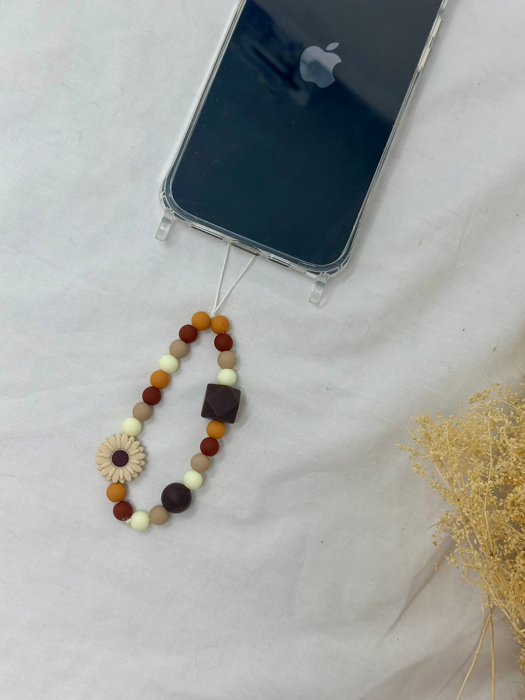 Bijou téléphone chocolat cacao 14cm marguerite gourmande Atelier Aorée
