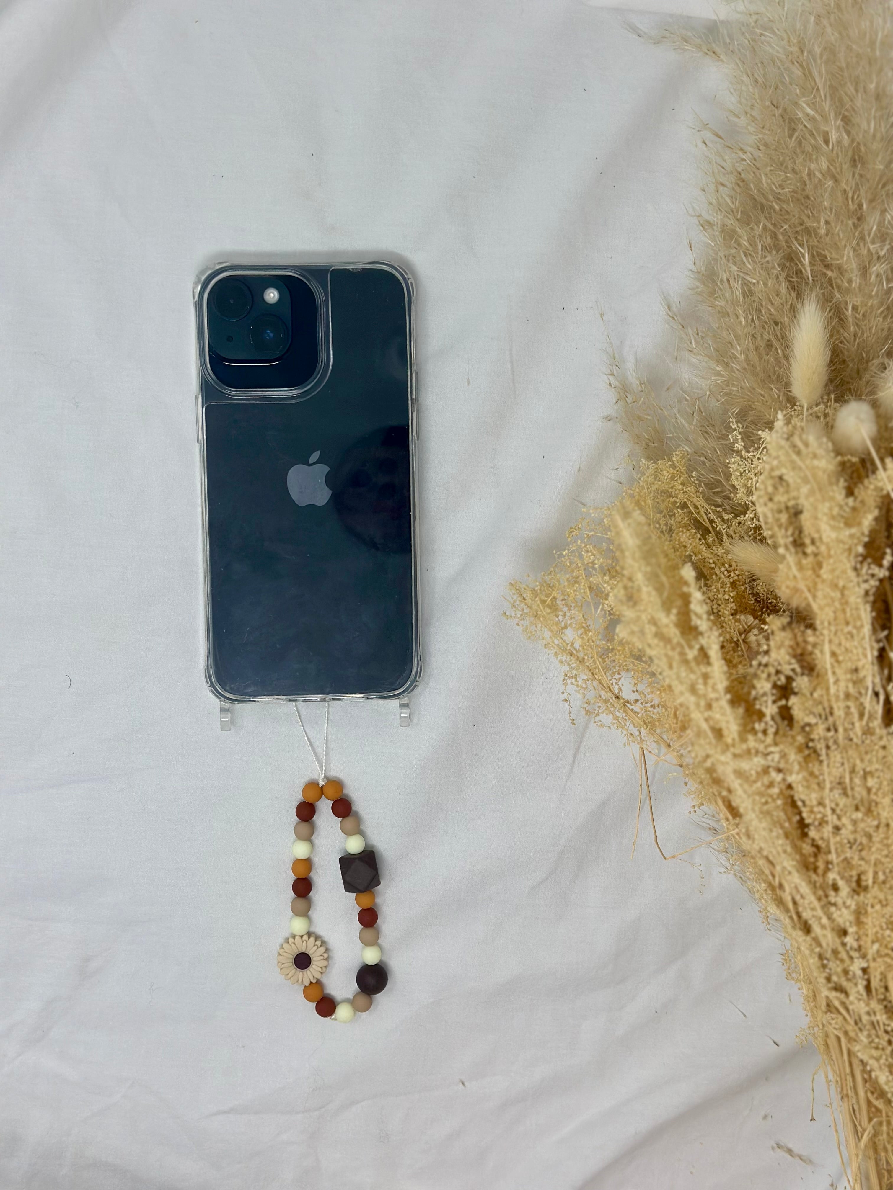 Bijou téléphone chocolat cacao 14cm marguerite gourmande Atelier Aorée
