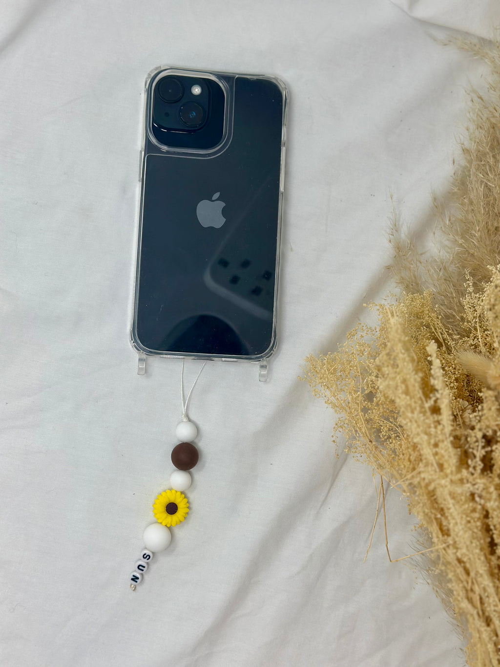 Bijou téléphone sun été 15cm souvenirs vacances perles solaires Atelier Aorée
