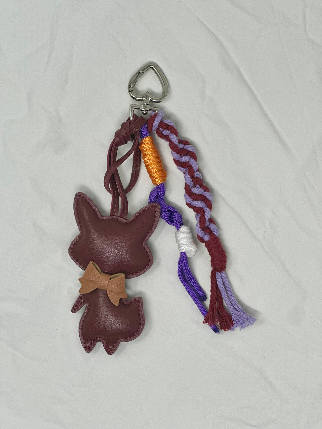 Le Grigri renard bordeaux - Atelier Aorée