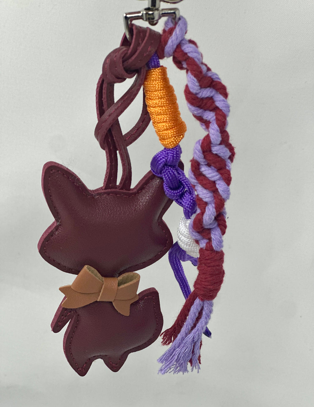 Le Grigri renard bordeaux - Atelier Aorée