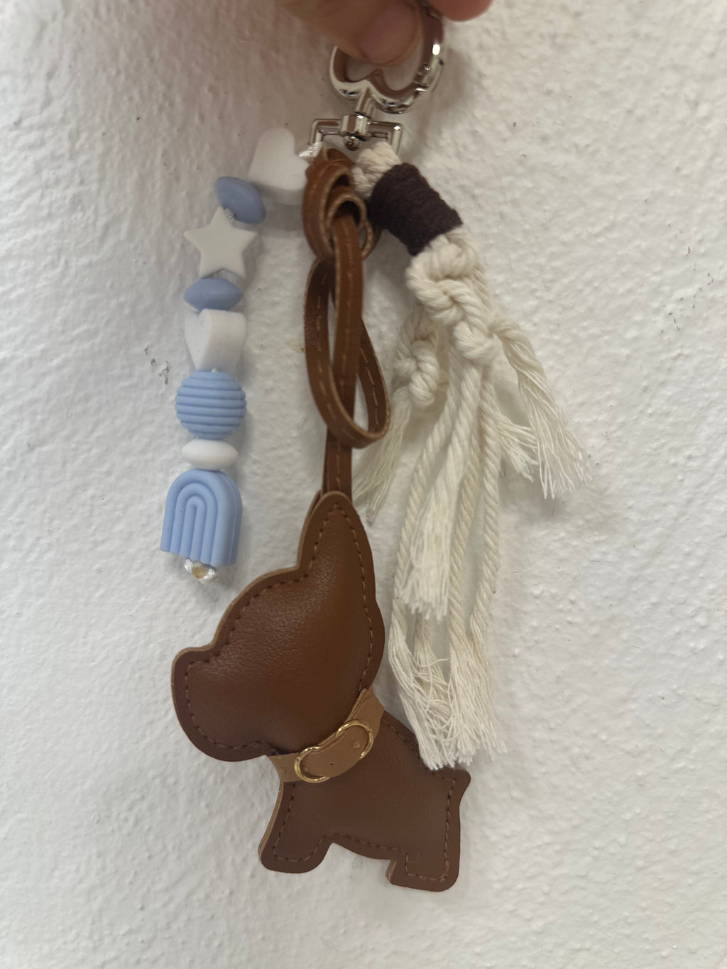 Le Grigri Boubou marron & bleu ciel- Atelier Aorée