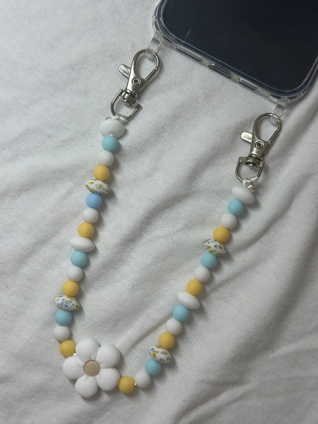 Bijou Chaîne Journée d'Été 34cm - Nuances Claires - Atelier Aorée