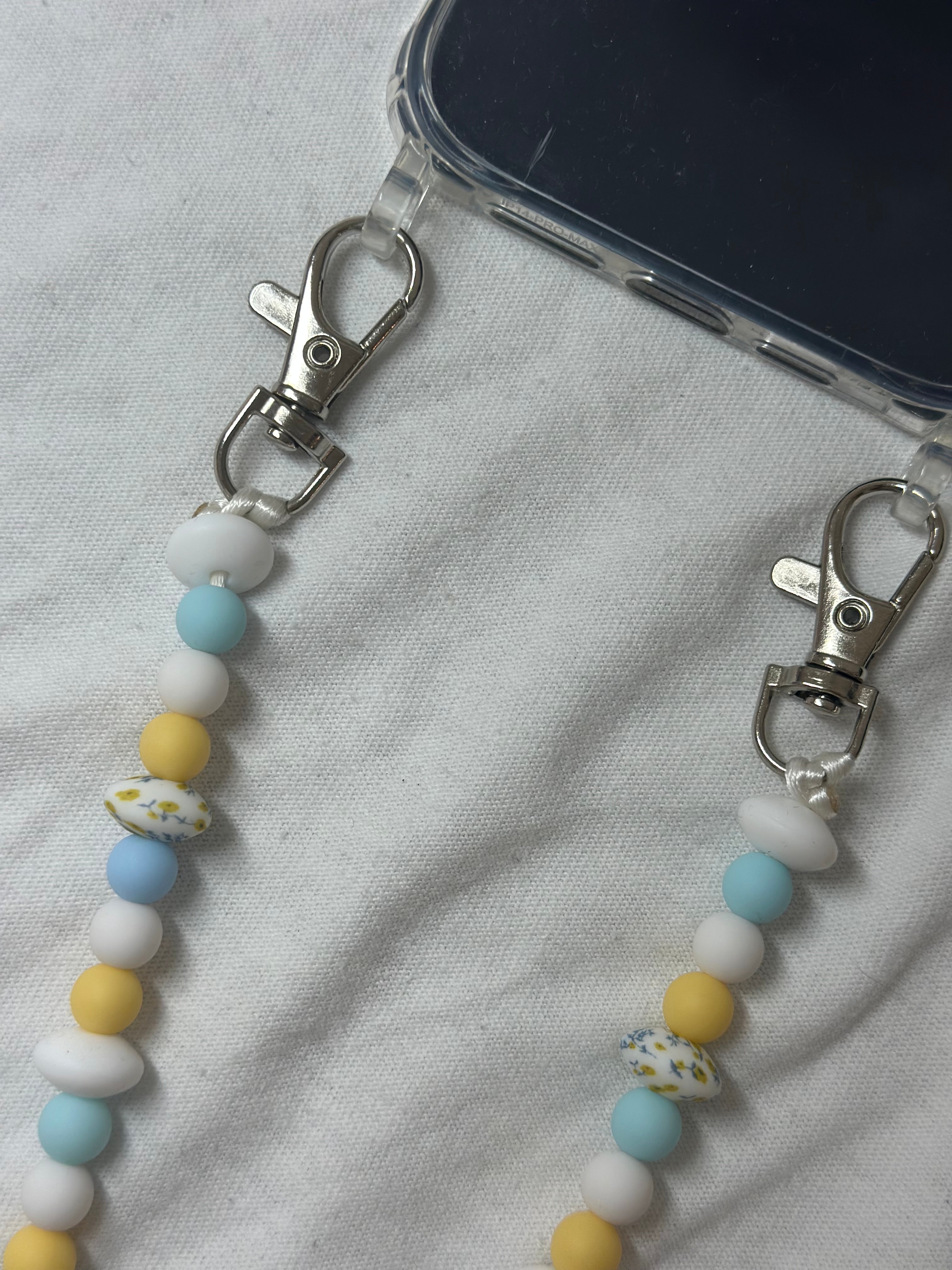 Bijou Chaîne Journée d'Été 34cm - Nuances Claires - Atelier Aorée