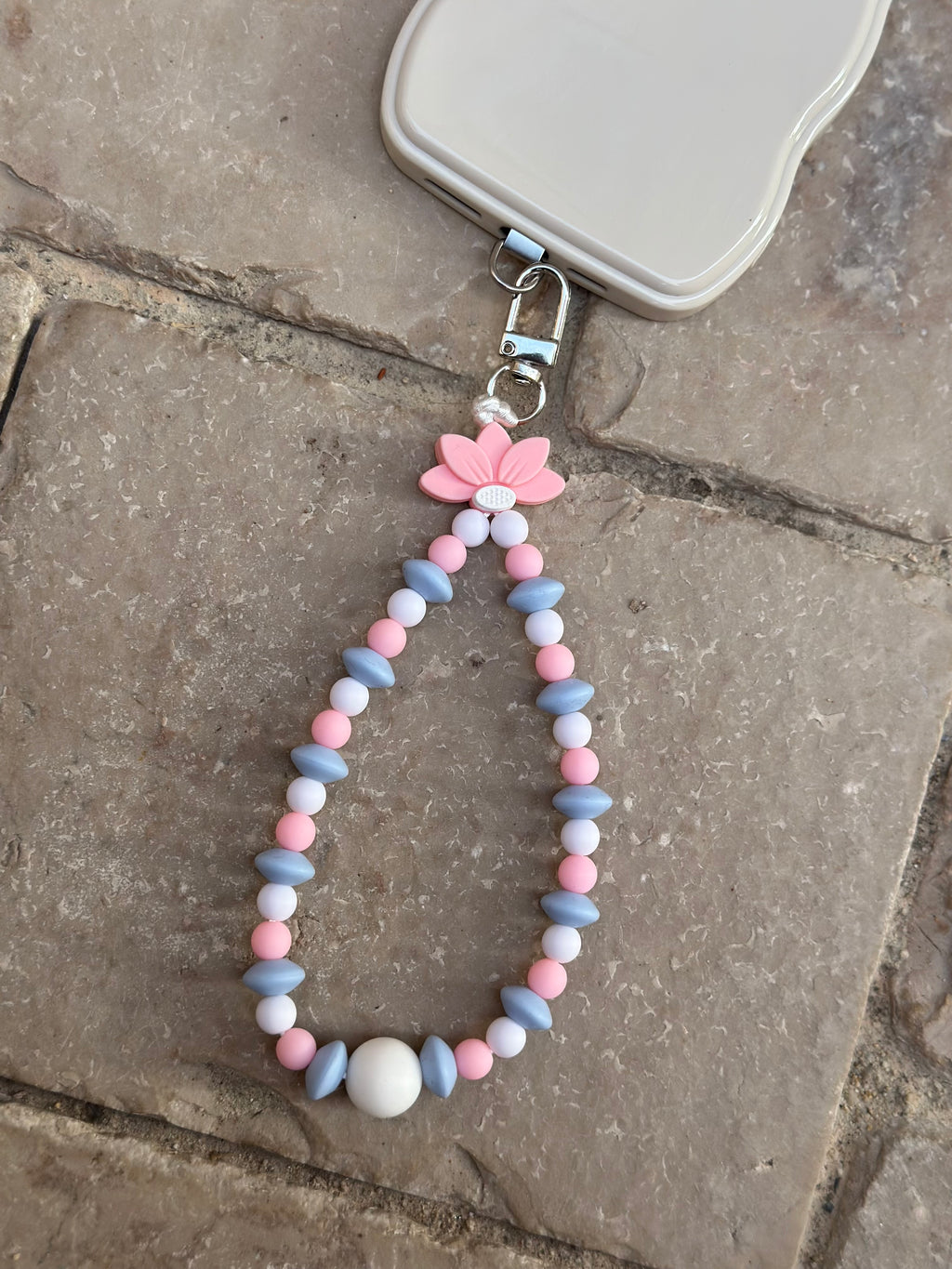 Bijou Chaîne blue pink  18cm   - Atelier Aorée