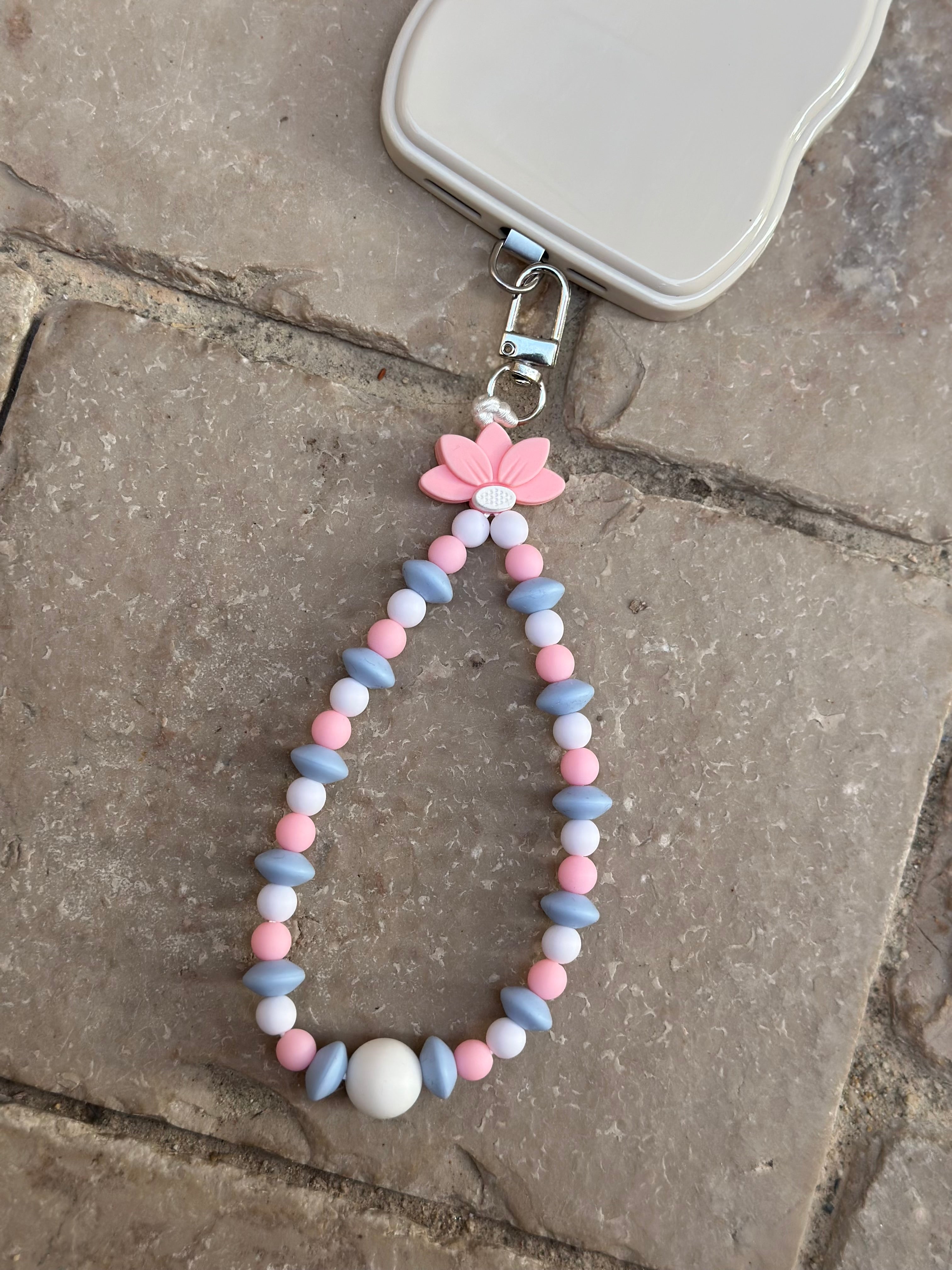 Bijou Chaîne blue pink  18cm   - Atelier Aorée