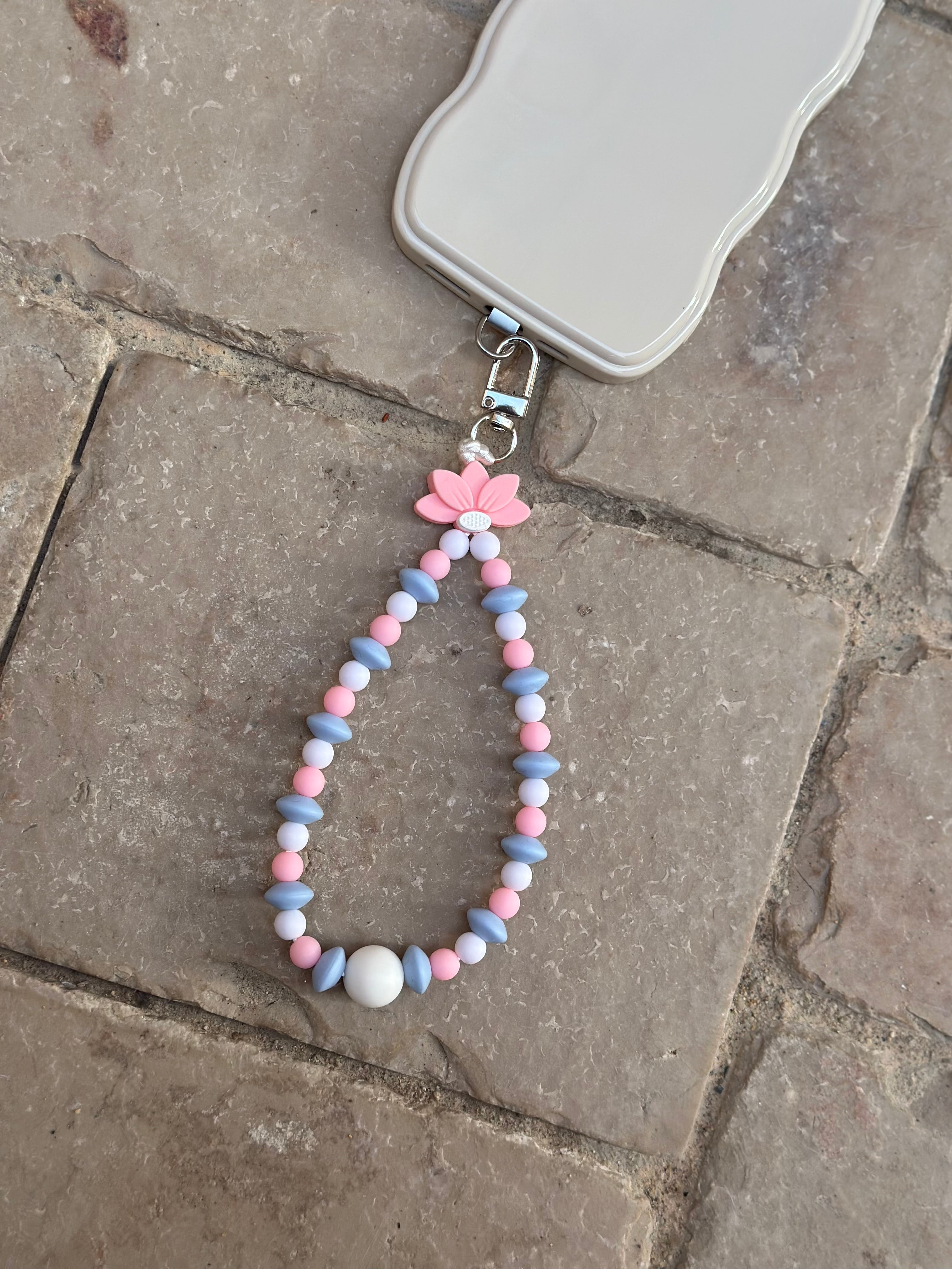 Bijou Chaîne blue pink  18cm   - Atelier Aorée