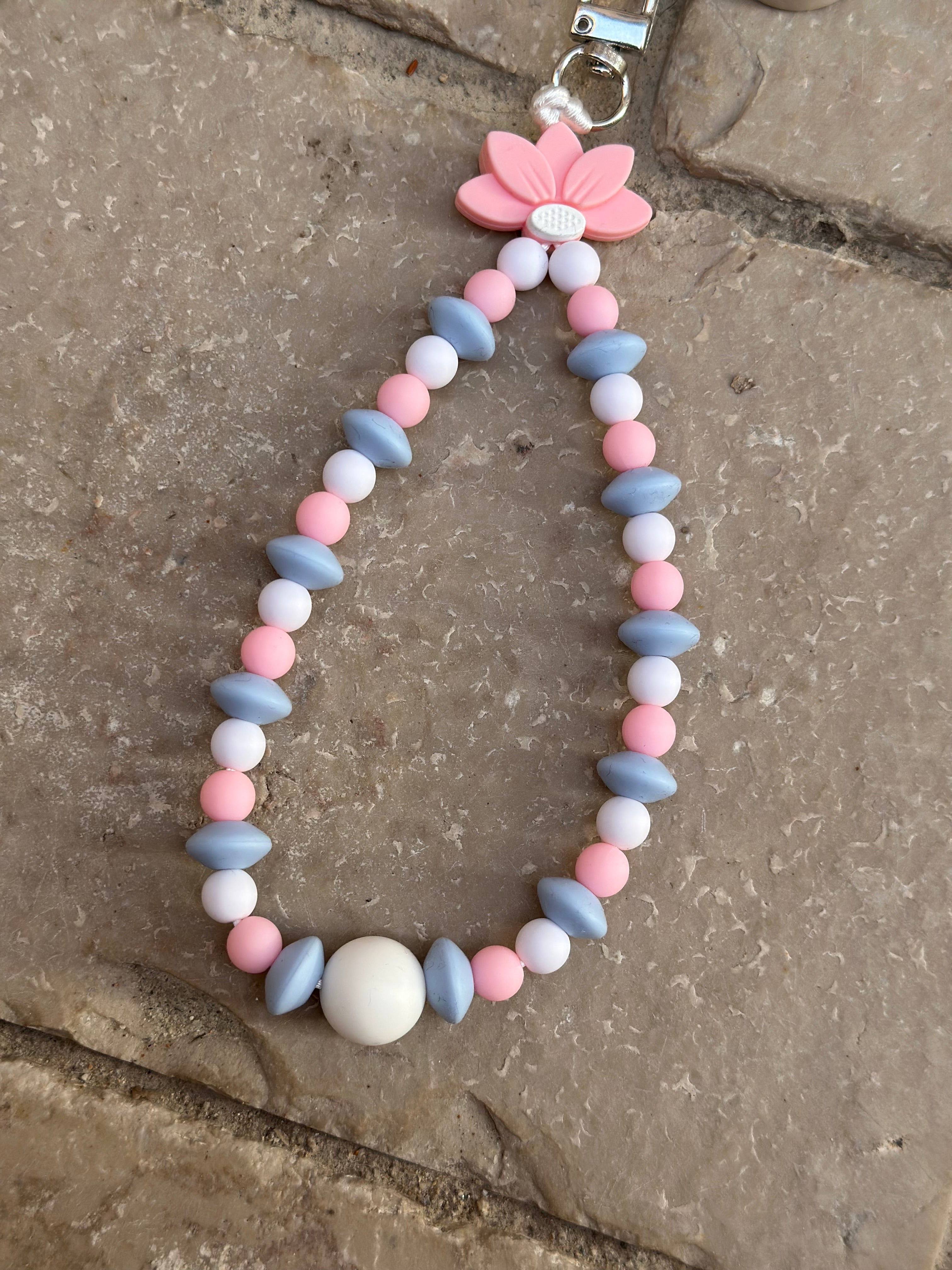 Bijou Chaîne blue pink  18cm   - Atelier Aorée