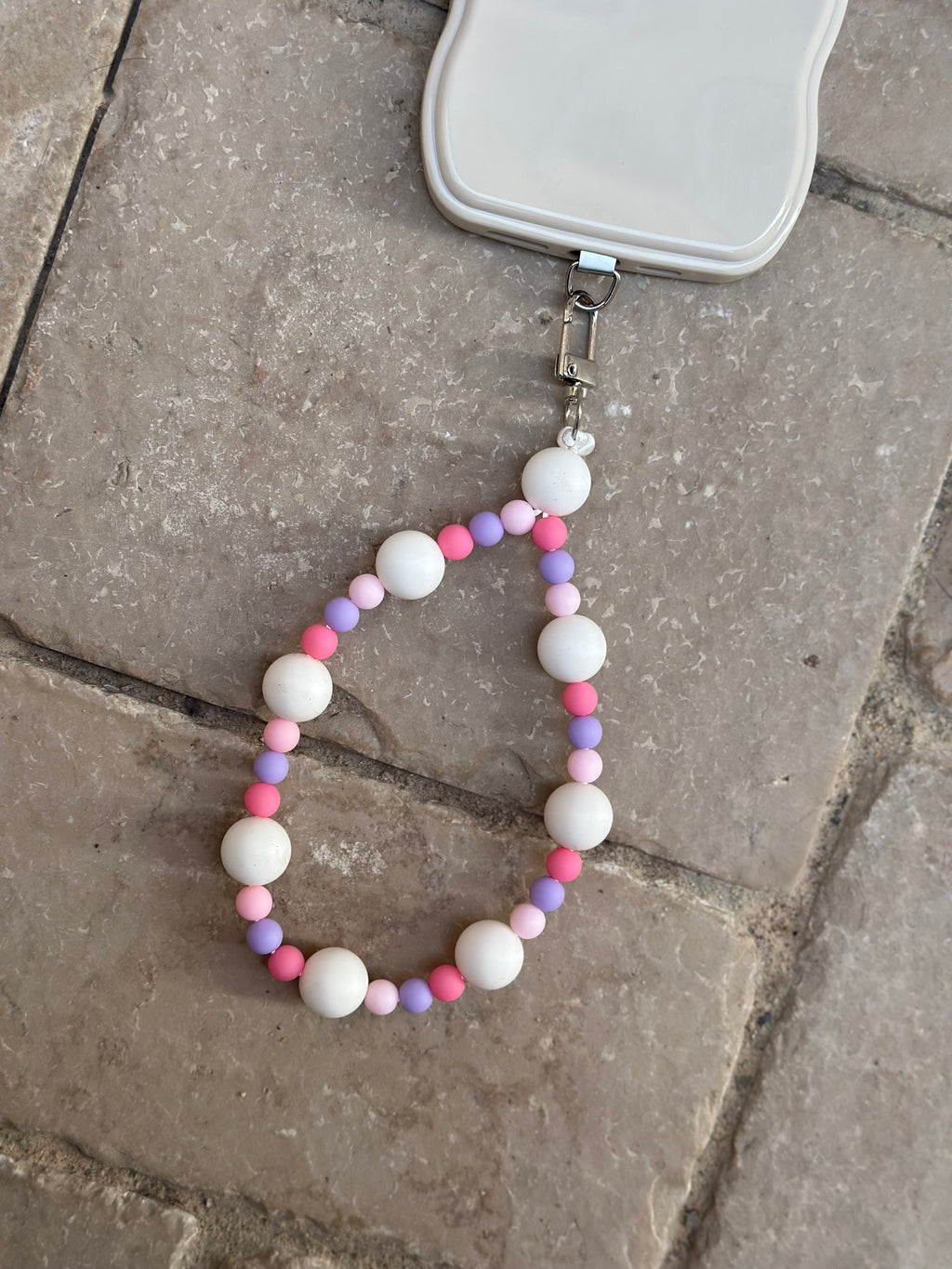 Bijou Chaîne Bonbon a la fraise  18 cm   - Atelier Aorée