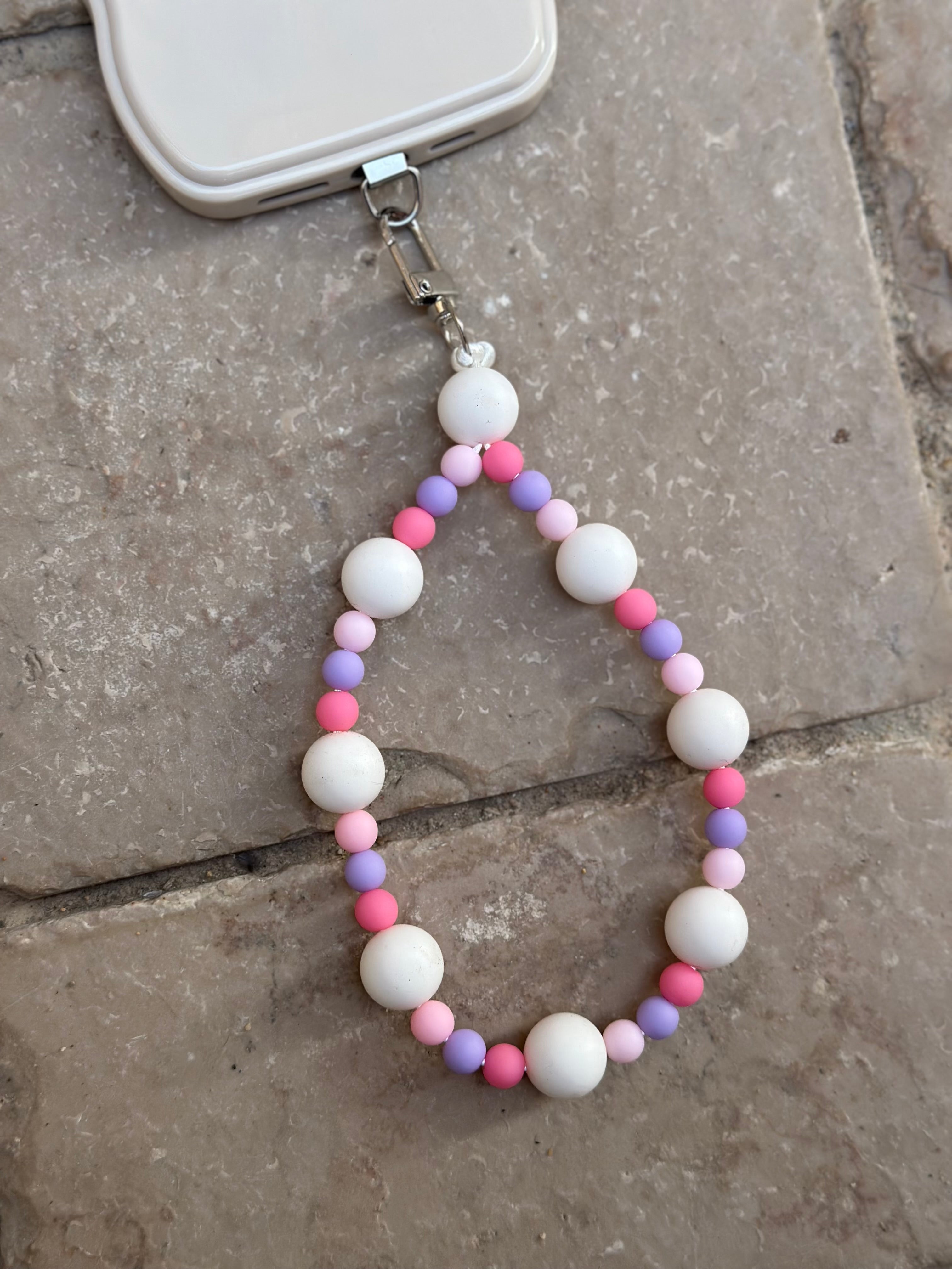 Bijou Chaîne Bonbon a la fraise  18 cm   - Atelier Aorée