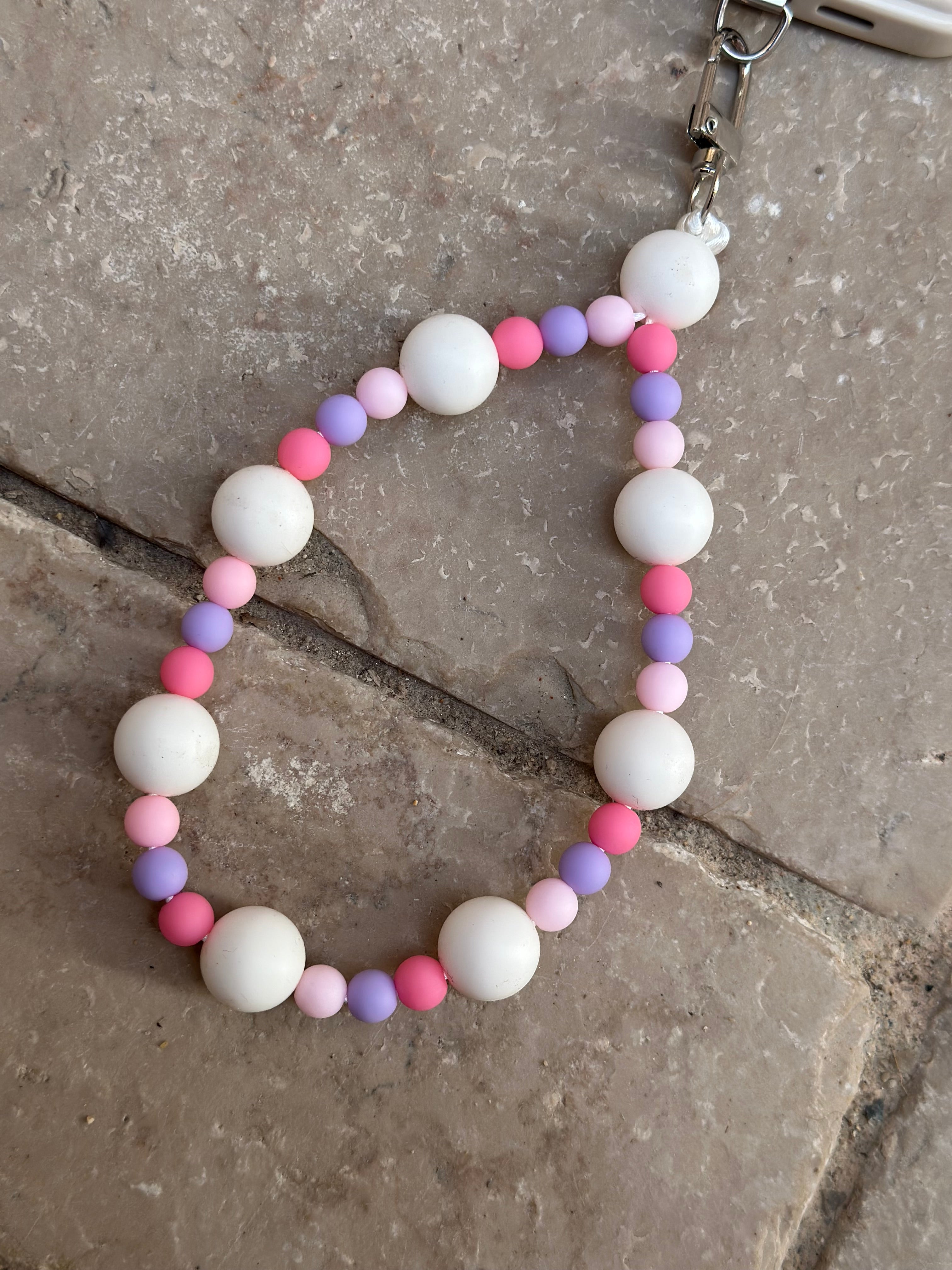 Bijou Chaîne Bonbon a la fraise  18 cm   - Atelier Aorée