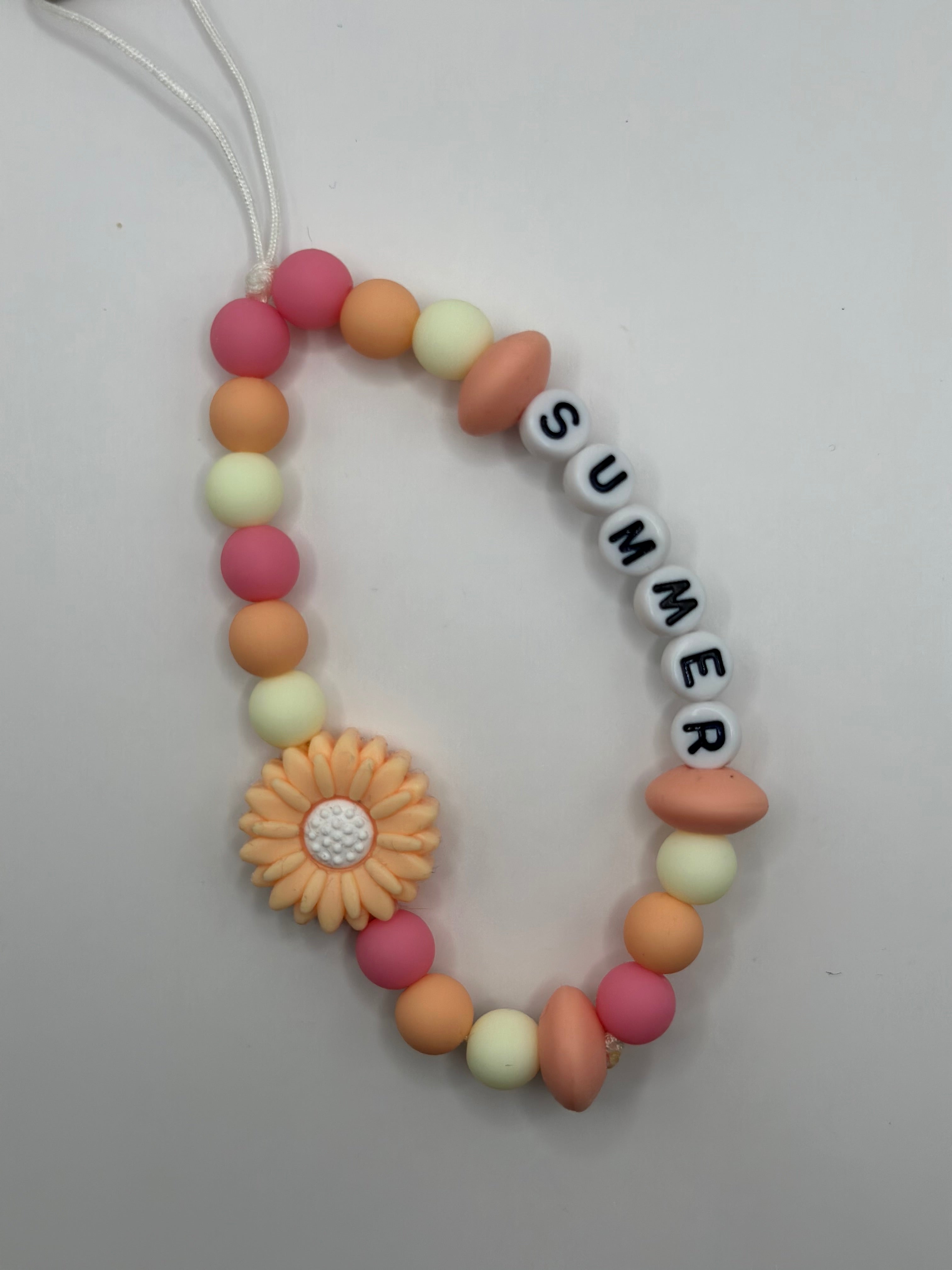 Bijou téléphone esprit été perles chaudes vacances