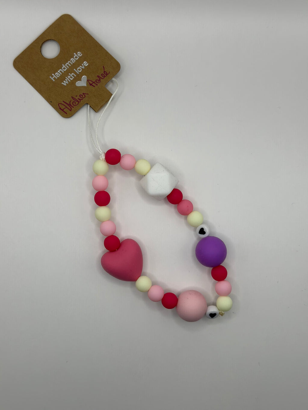  Bijou téléphone ode à l'amour perles tendres symboles amour 