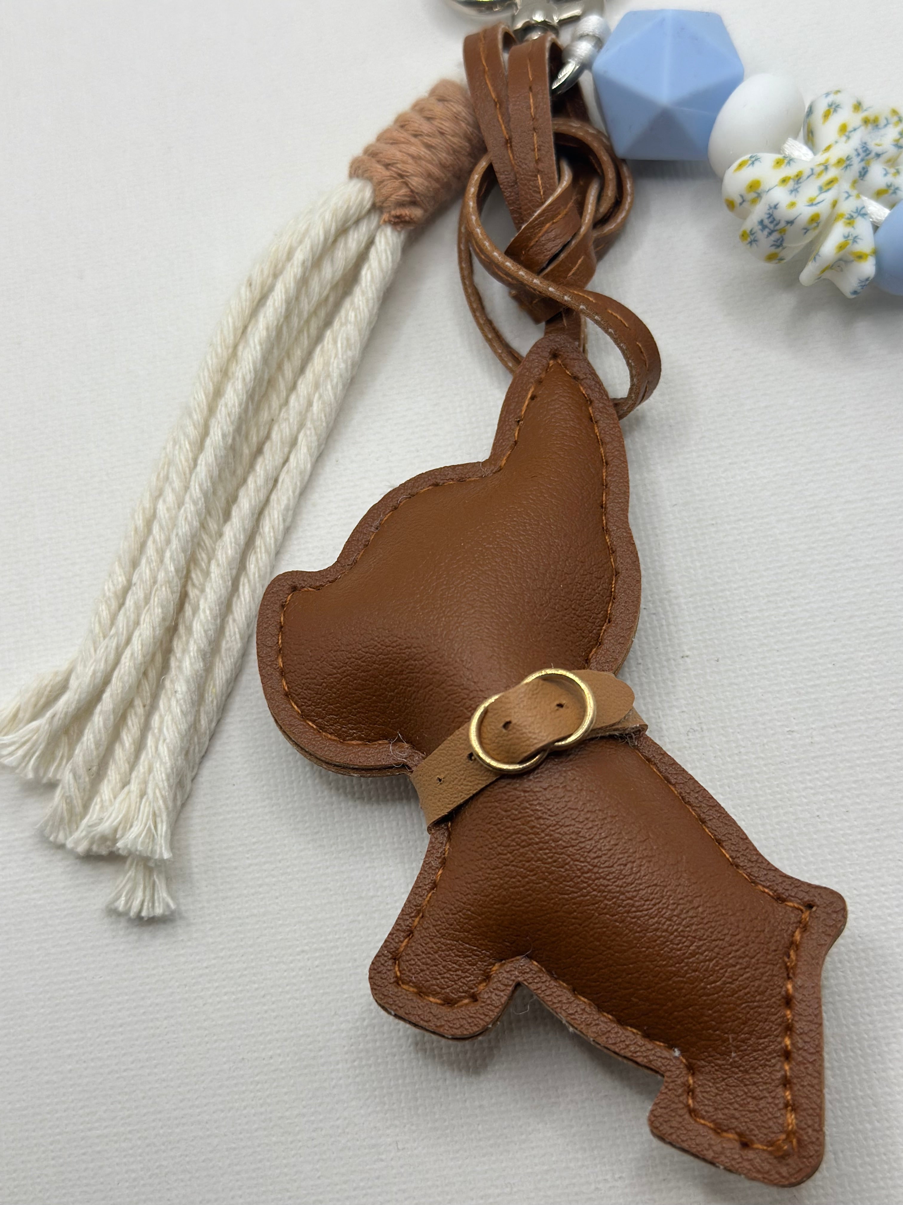 bijou de sac boubou marron & bleu