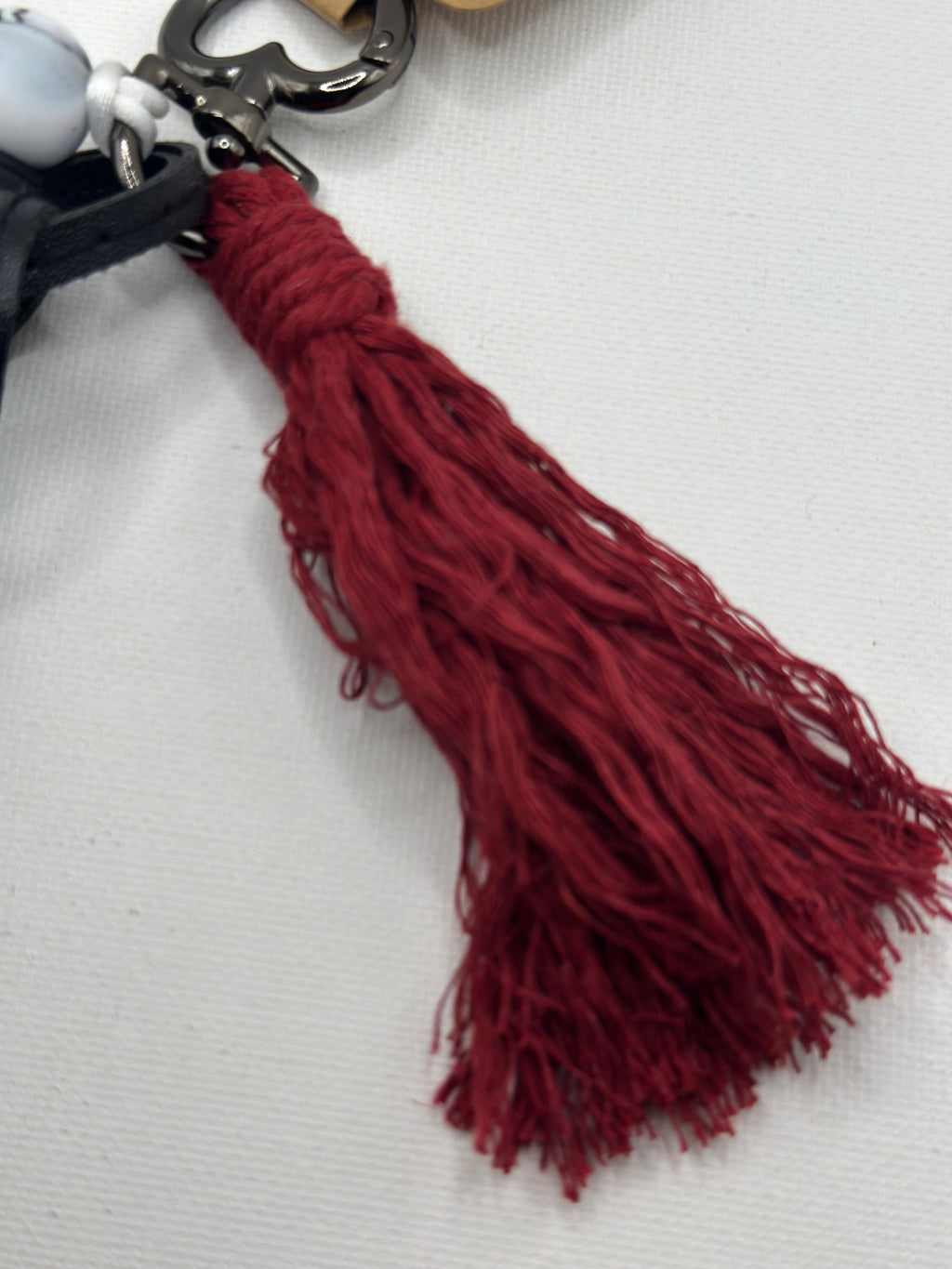 Bijou de Sac  bouldogue Francais  Noir Bordeaux - Fait Main France | Atelier Aorée