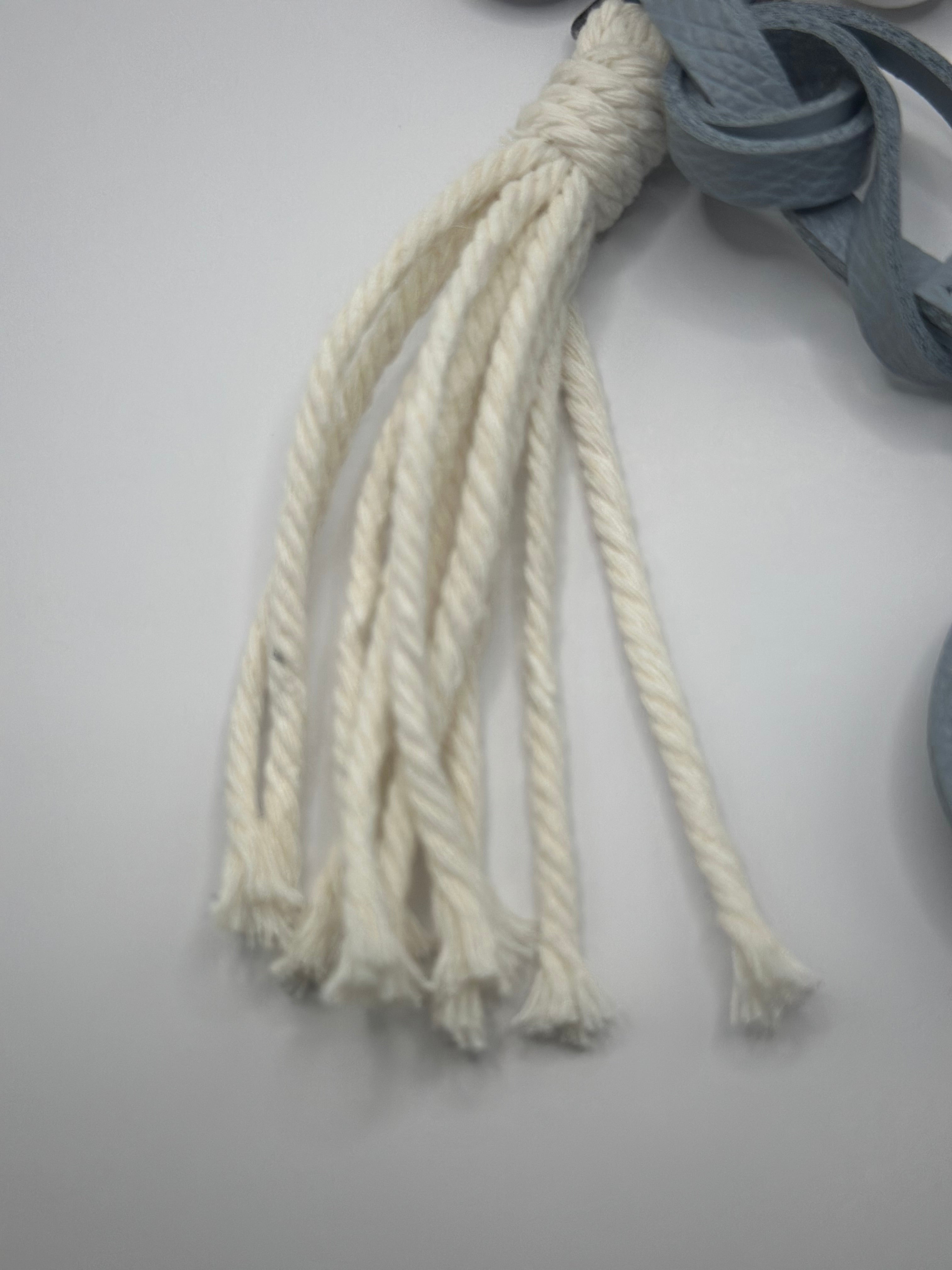 Bijou de Sac Cœur Bleu - Fait Main France | Atelier Aorée