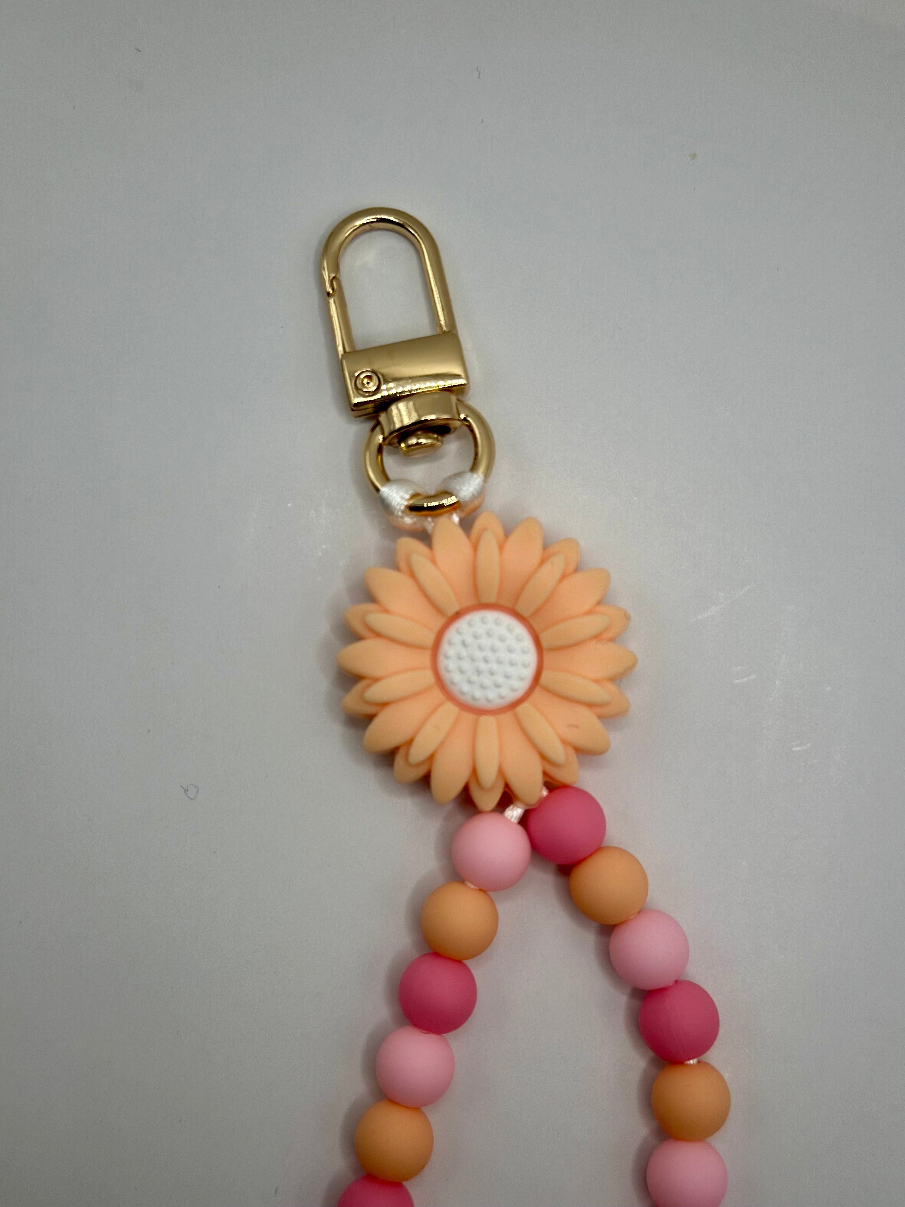 Bijou de Téléphone Chaîne Dégradé de Rose - Fait Main France | Atelier Aorée