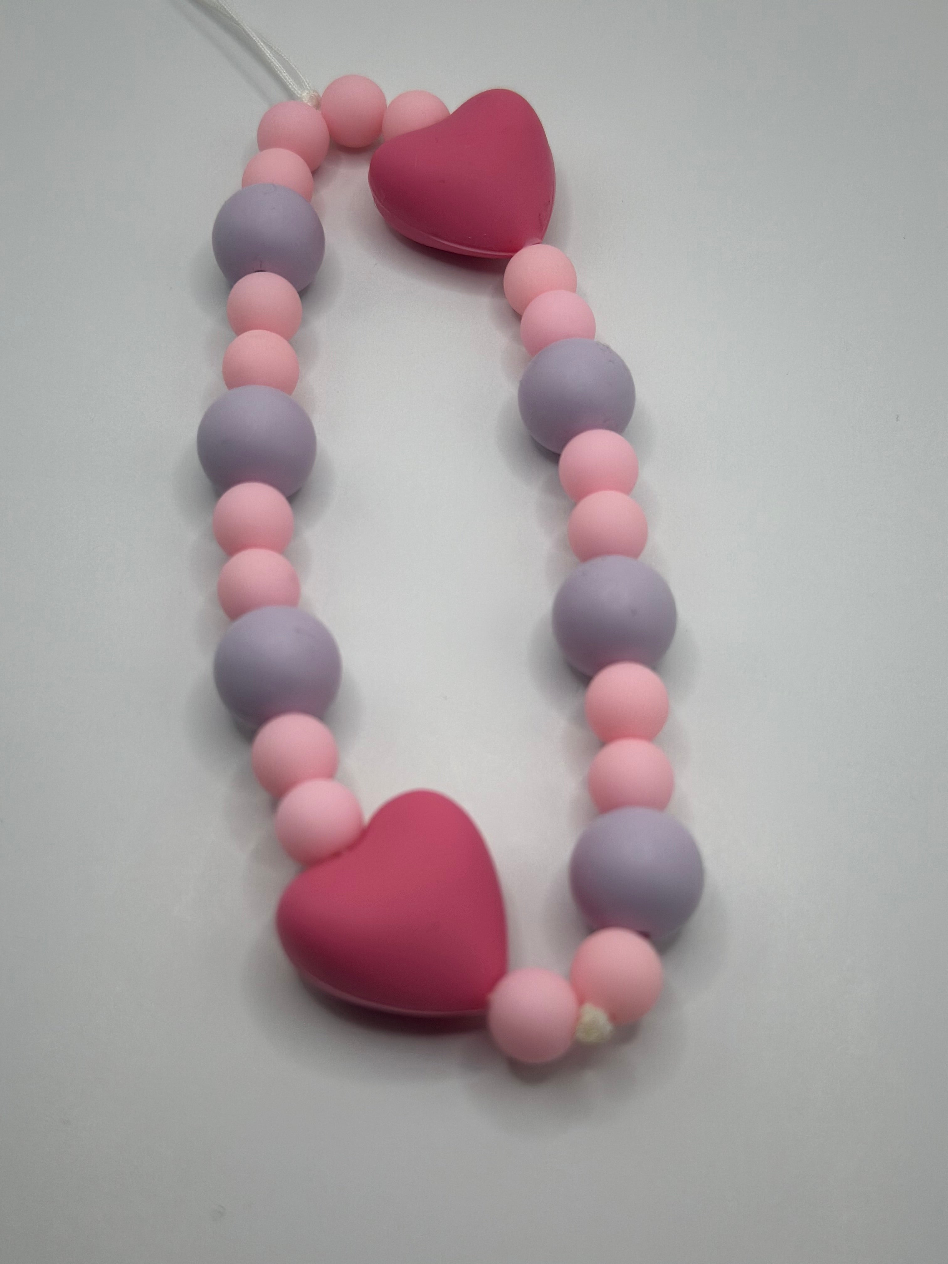 Cordon de Téléphone Cœurs Roses - Fait Main France | Atelier Aorée