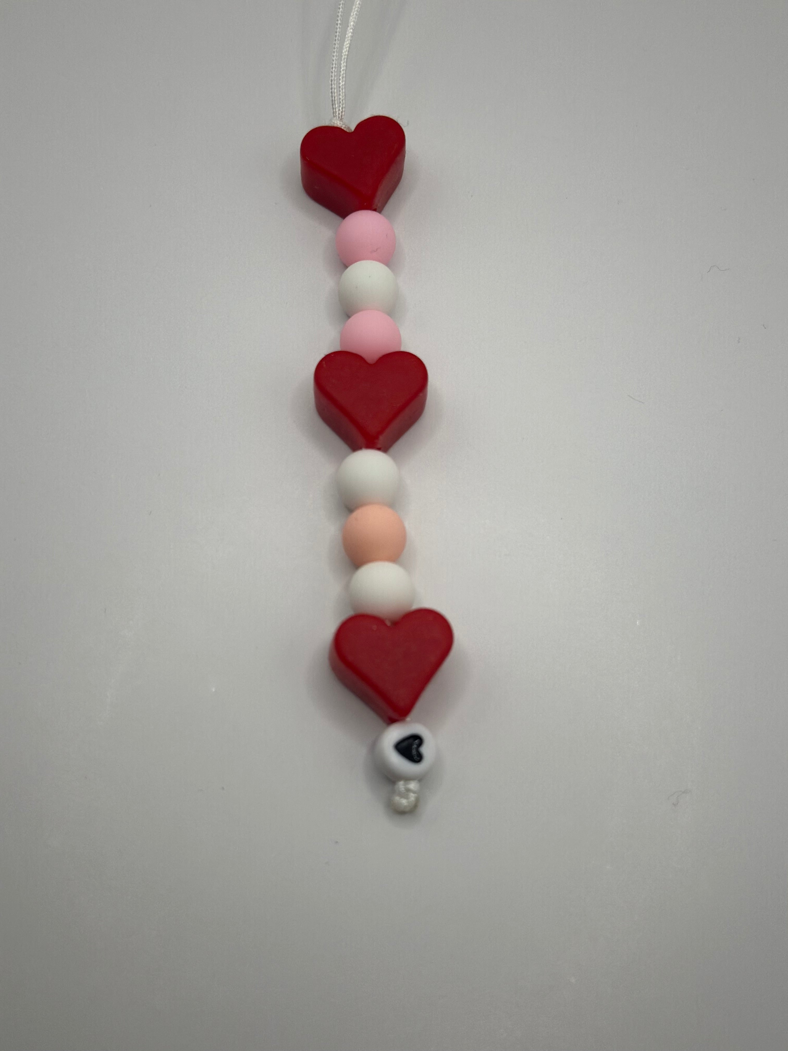 Cordon de Téléphone Cœur Rouge - Fait Main France | Atelier Aorée