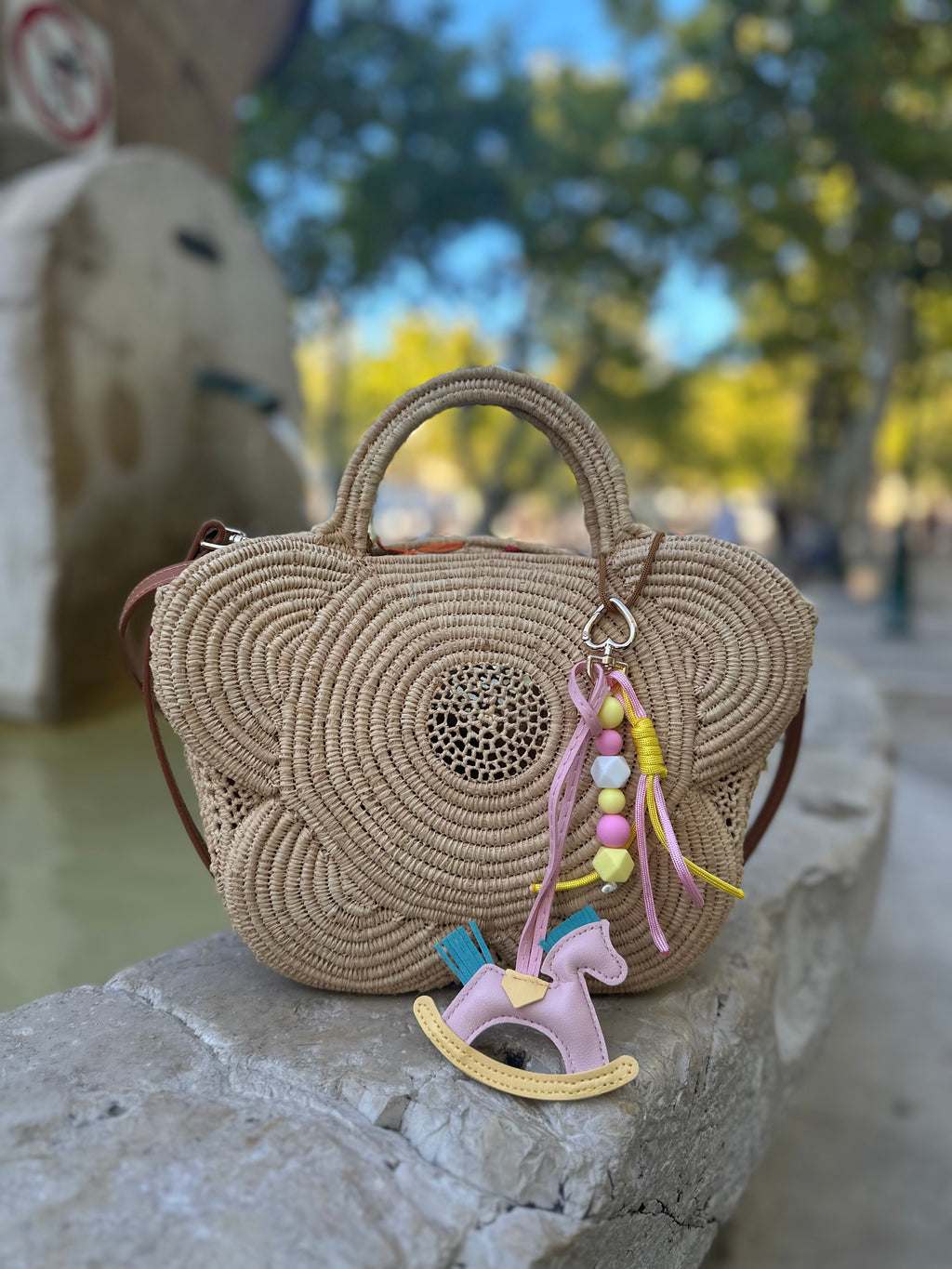 Le Grigri cheval Jaune & Rose - Atelier Aorée