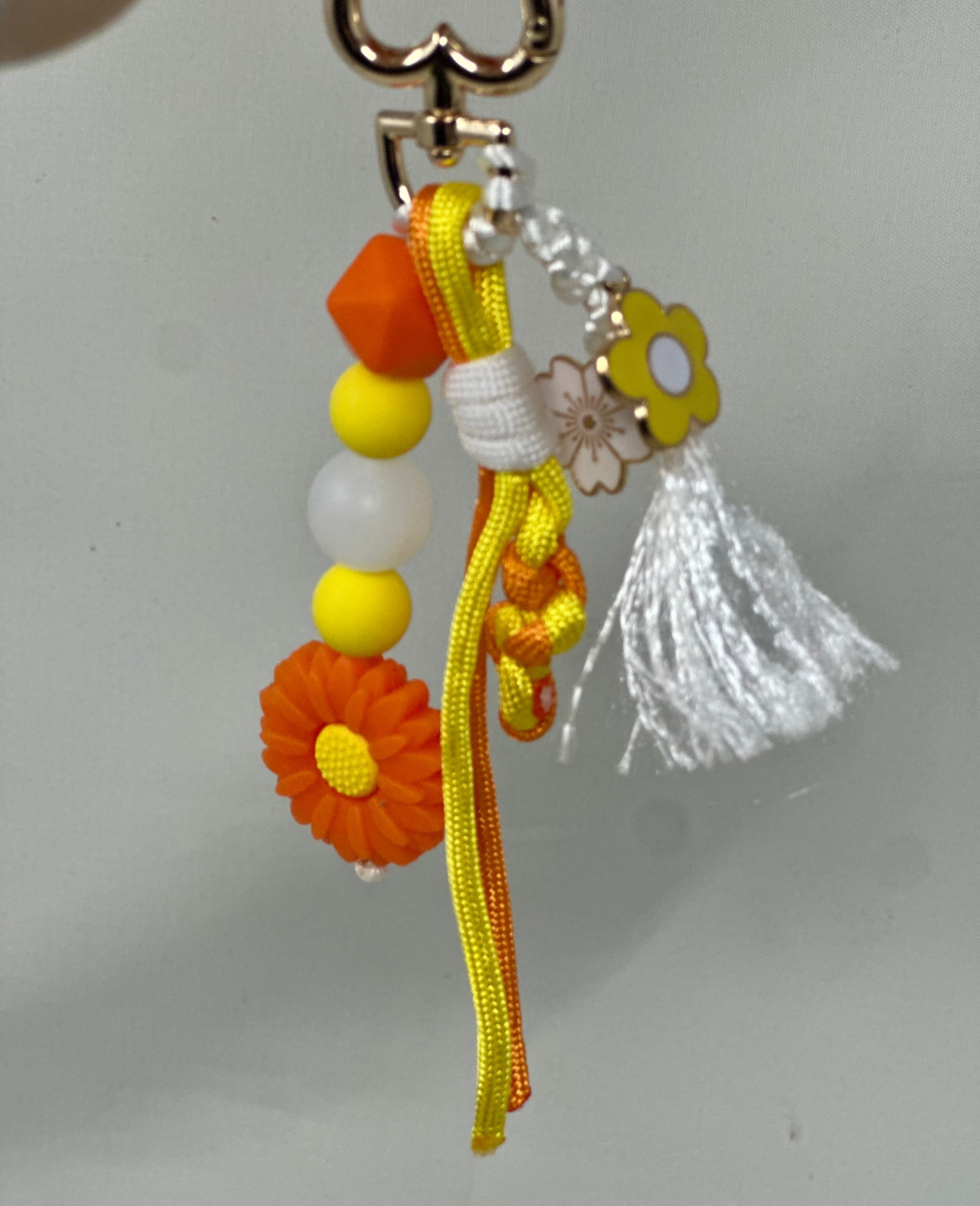 Le Grigri orange et jaune - Atelier Aorée